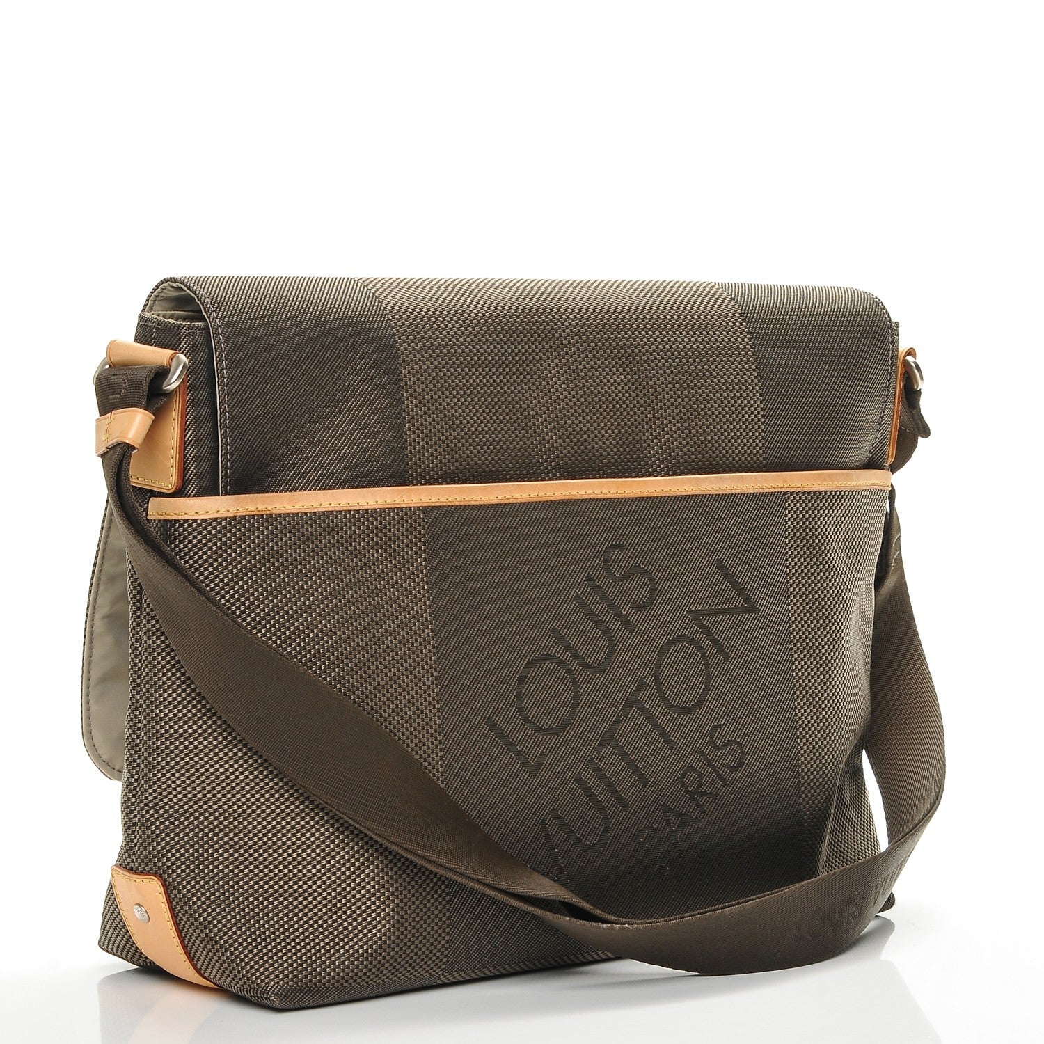 Louis Vuitton Damier Geant Loup Messenger Bag Terre 3 of 7