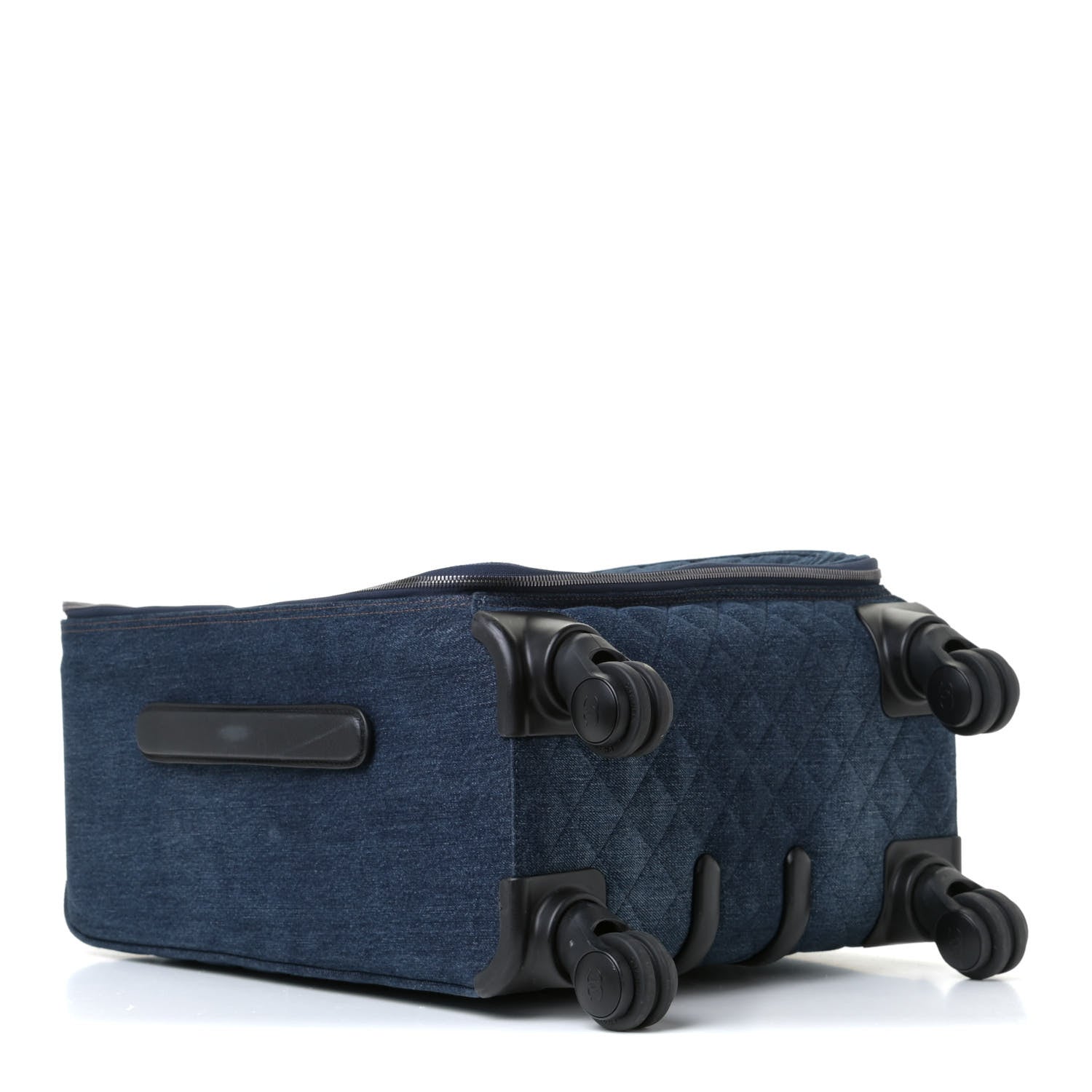 Chanel Denim Quilted Coco Cuba Charms Trolley 3 of 20
