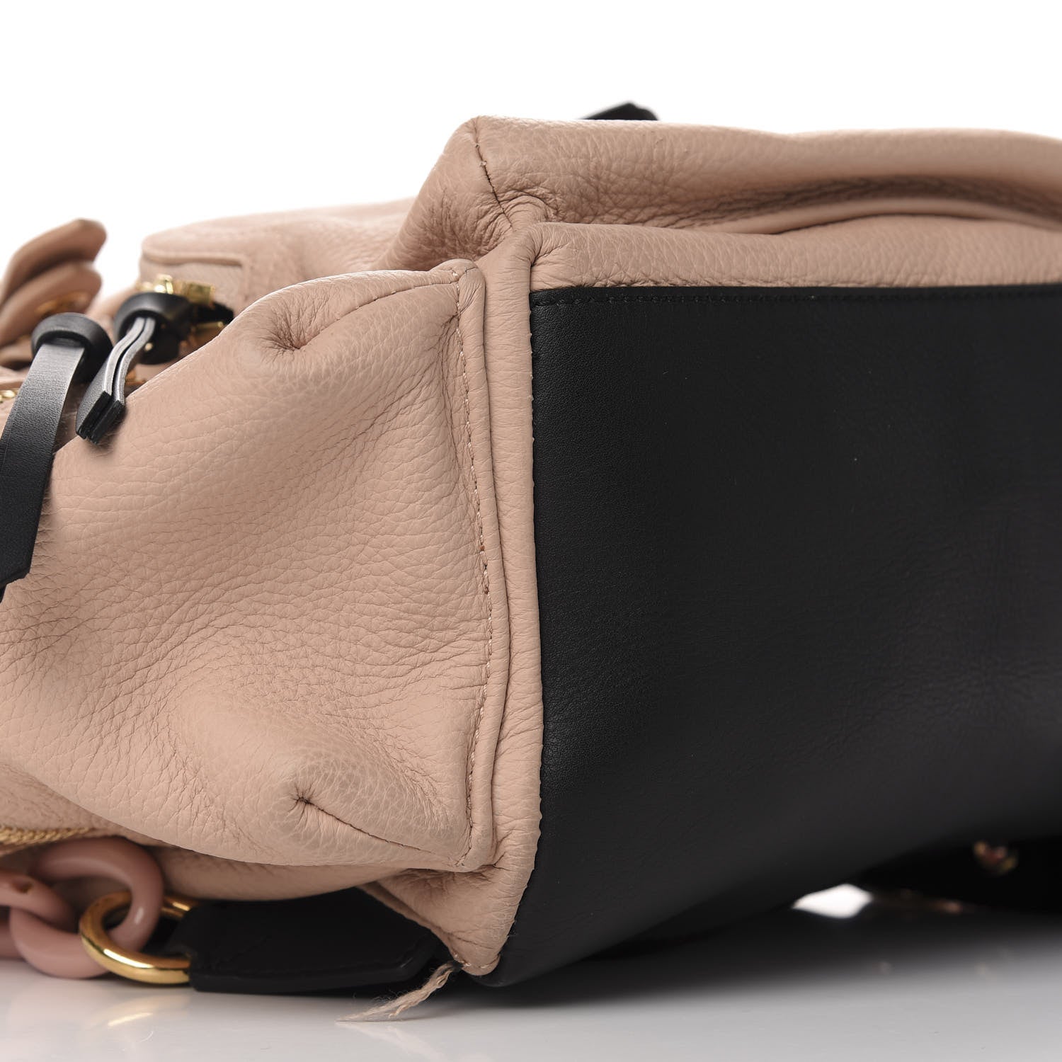 Burberry Deerskin Medium Rucksack Backpack Pale Apricot 5 of 15