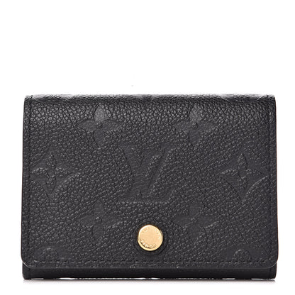 Louis Vuitton Empreinte Business Card Holder Black 1 of 7