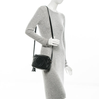 Gucci Pebbled Calfskin Small Soho Disco Bag Black 2 of 7