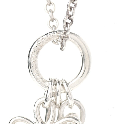 Tiffany Sterling Silver Peridot Iolite Garnet Butterfly Flower Dragonfly Pendant Necklace 4 of 6
