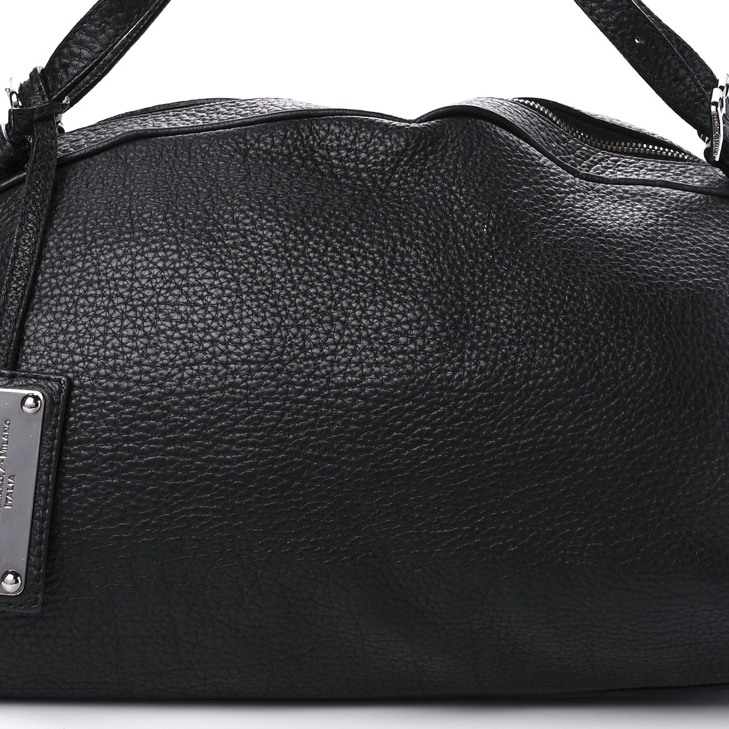 Dolce & Gabbana Grained Calfskin Miss Bunny Bag Black 1137369