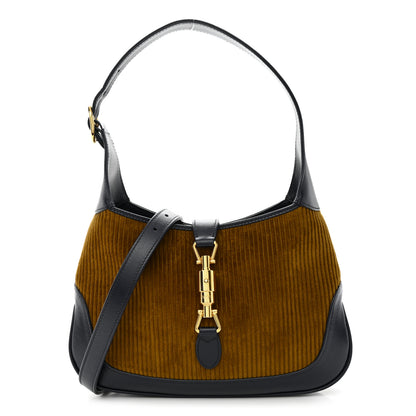 Gucci Corduroy Small Jackie 1961 Hobo New Mud Blue 1 of 11