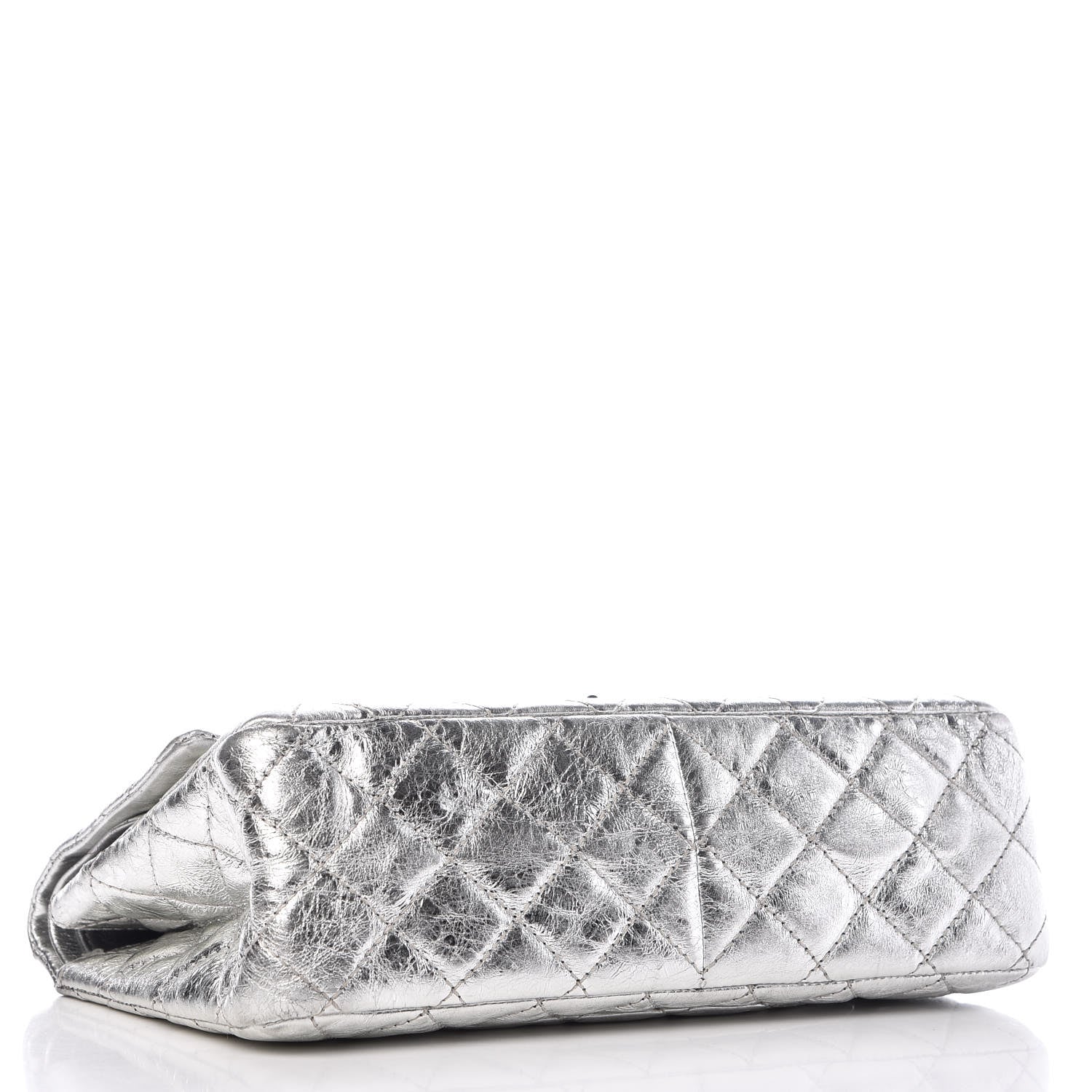 Chanel Metallic Aged Calfskin Quilted 2.55 Reissue 226 Flap Silver 5 of 16