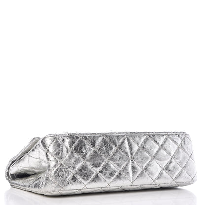 Chanel Metallic Aged Calfskin Quilted 2.55 Reissue 226 Flap Silver 5 of 16