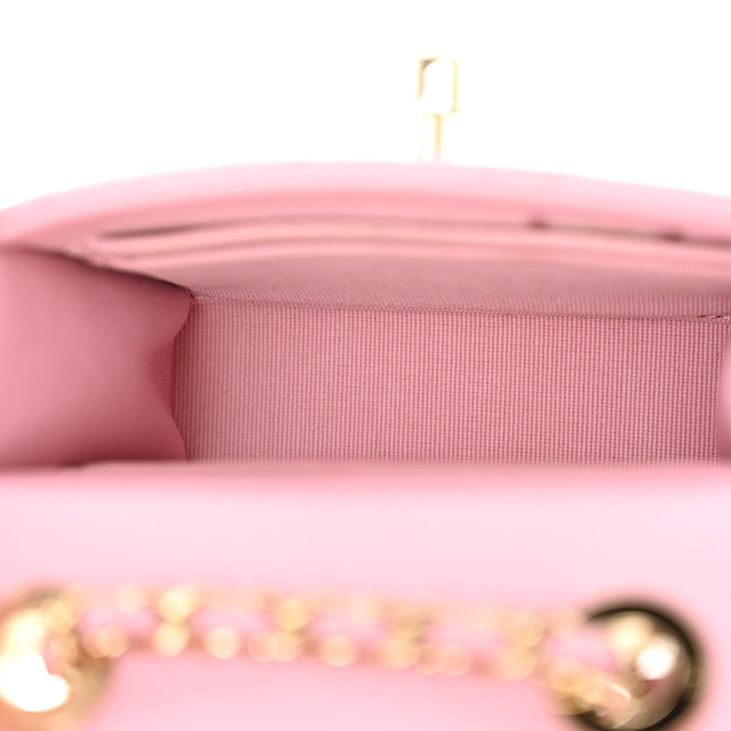 Chanel Lambskin Quilted Mini Trendy CC Clutch With Chain Light Pink 5 of 11