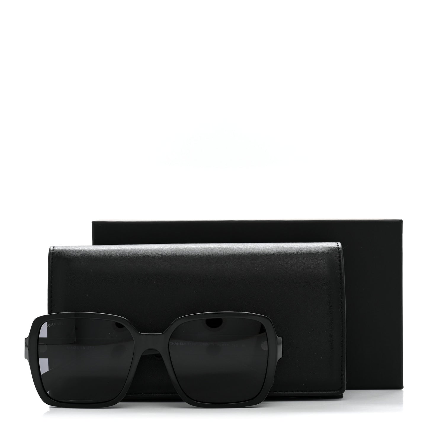Acetate Square Sunglasses 5408 Black