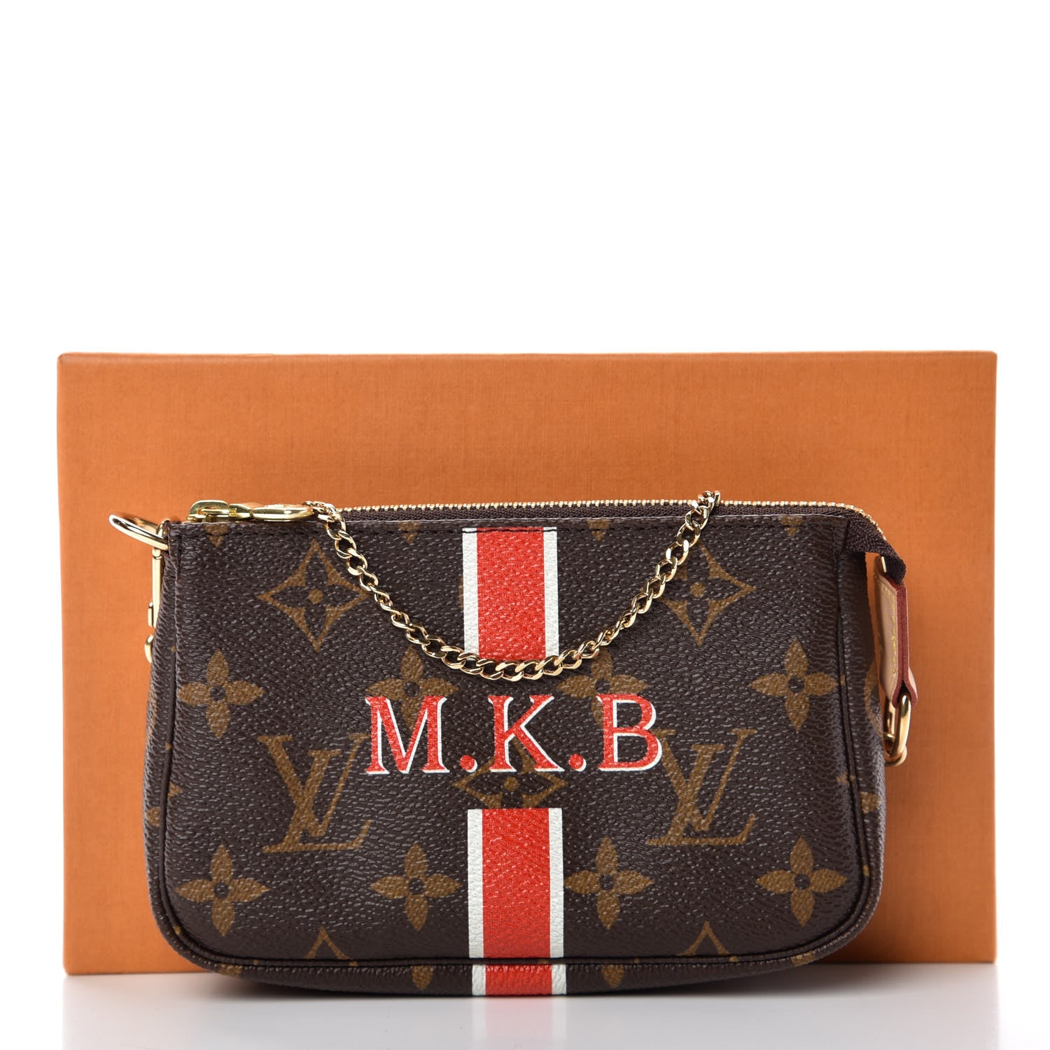 Louis Vuitton Monogram My LV Heritage Mini Pochette Accessories Red White 11 of 11