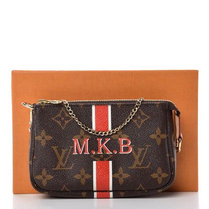 Louis Vuitton Monogram My LV Heritage Mini Pochette Accessories Red White 11 of 11