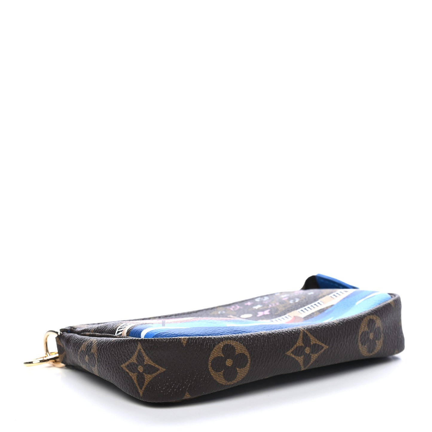 Monogram 2019 Christmas Animation Mini Venice Pochette Accessories Blue