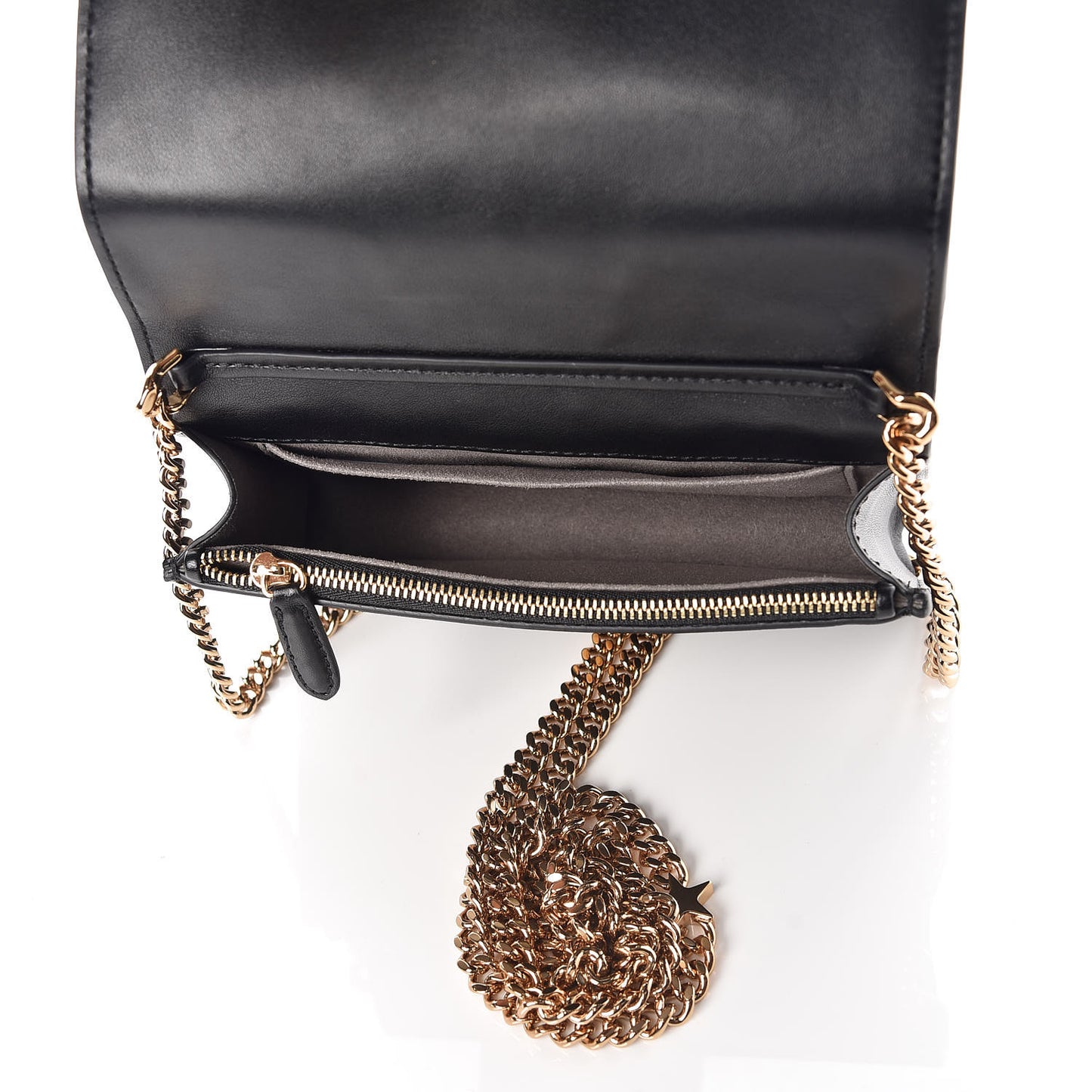 Alter Nappa Star Small Flap Shoulder Bag Black