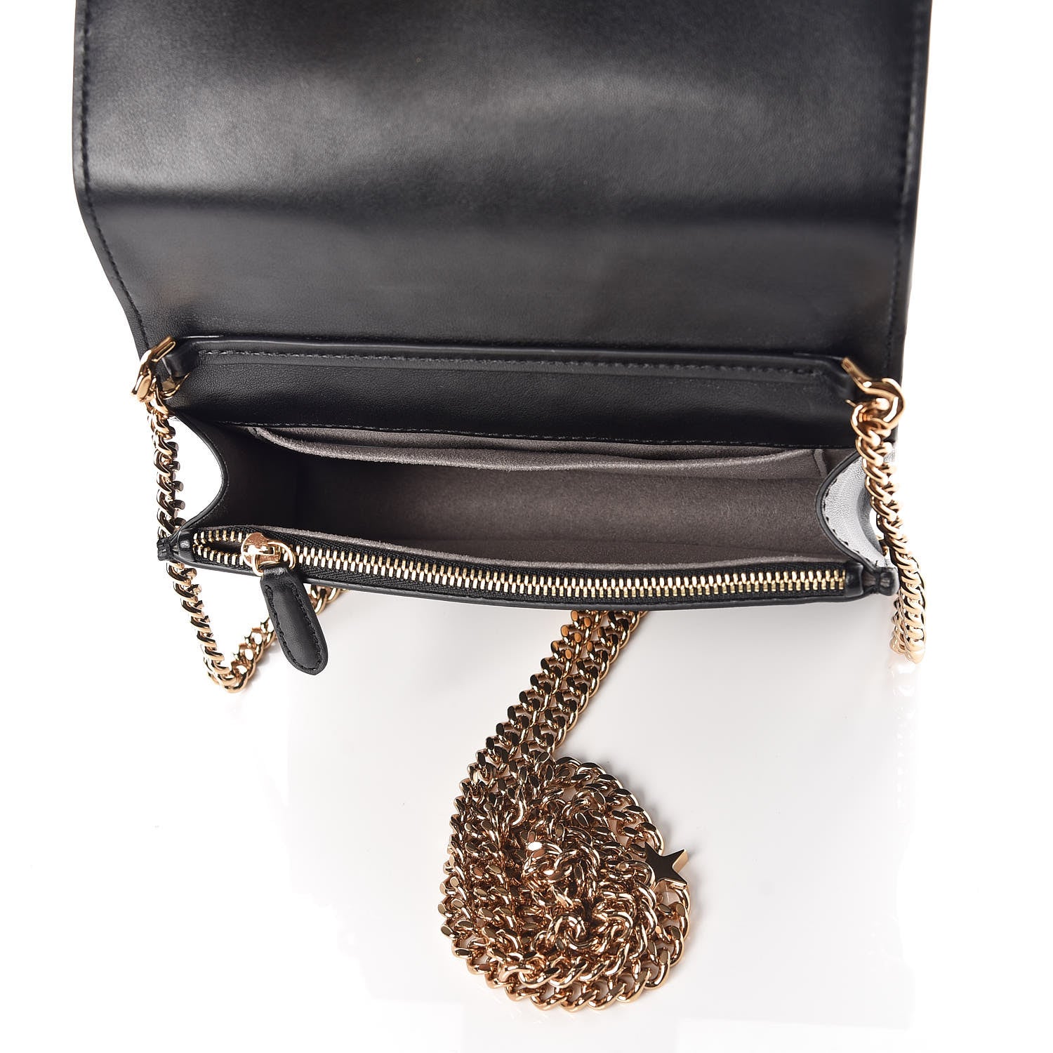 Stella McCartney Alter Nappa Star Small Flap Shoulder Bag Black 7 of 9