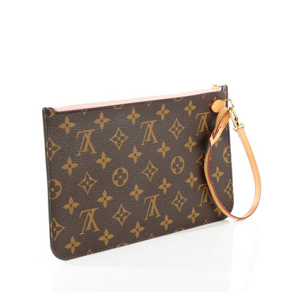 Louis Vuitton Monogram Neverfull MM GM Pochette Rose Ballerine 3 of 7