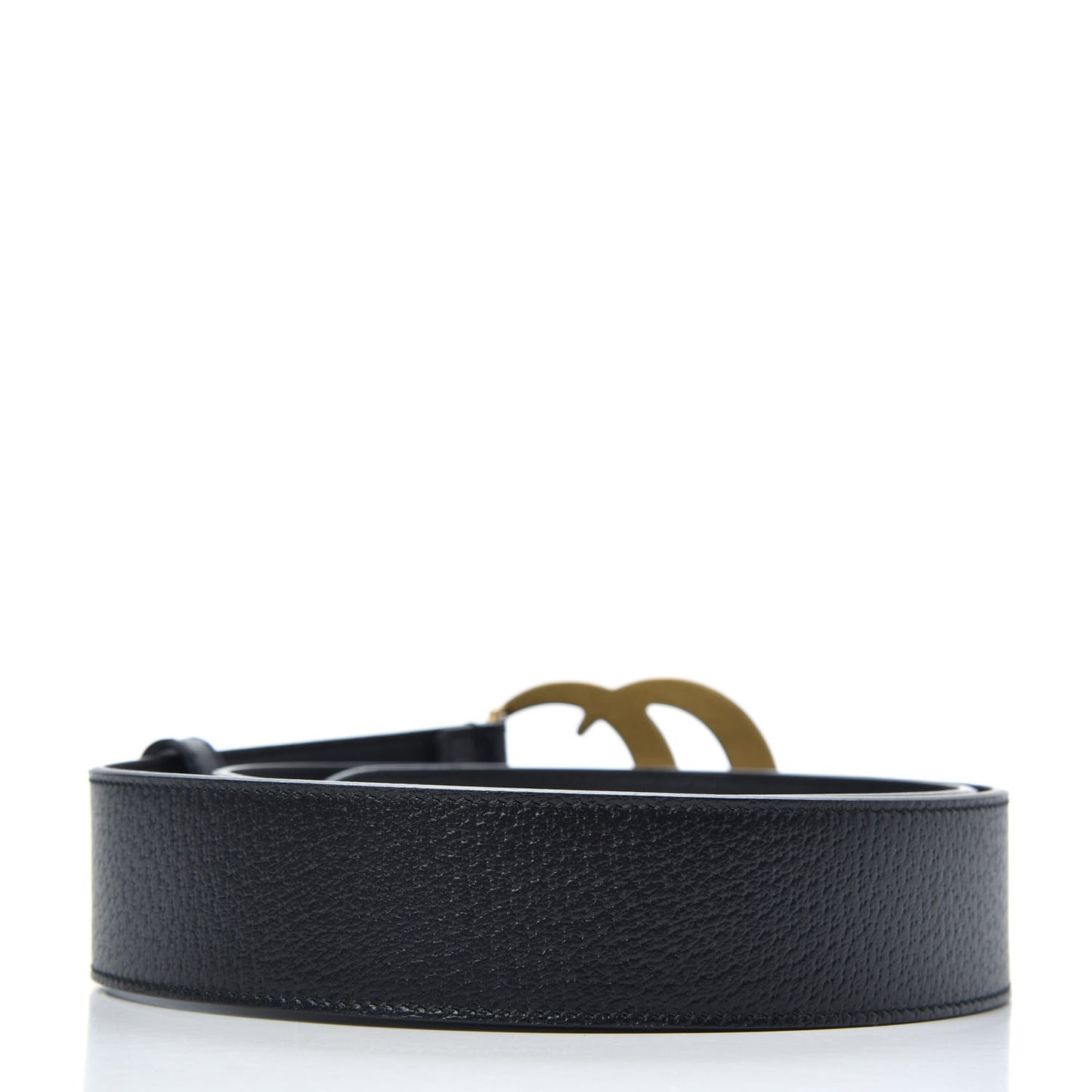 Textured Calfskin Double G 40mm Belt 90 36 Black