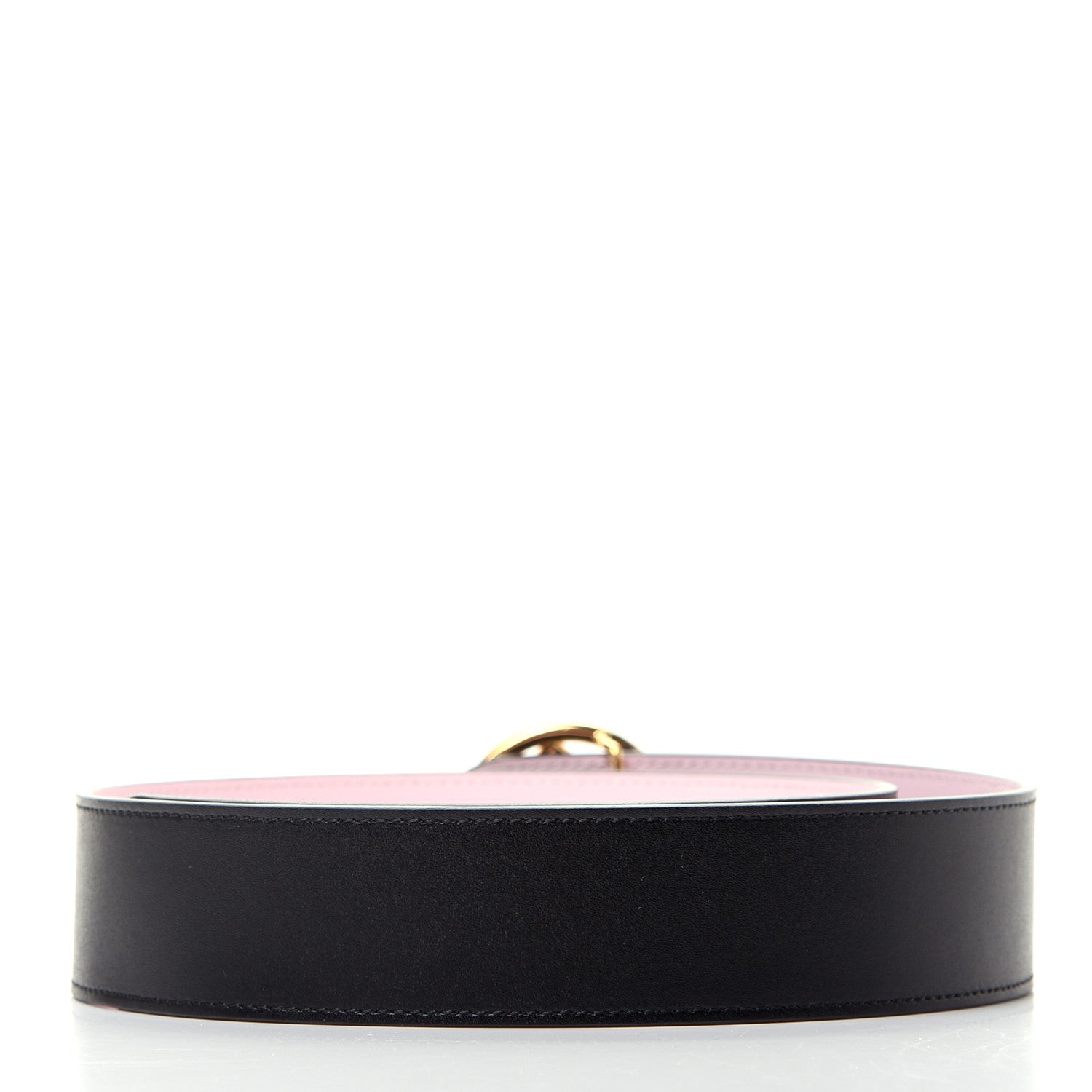 Fendi Vitello Liberty F is Fendi Bi-Color Reversible Belt 85 34 Black Peonia 2 of 4