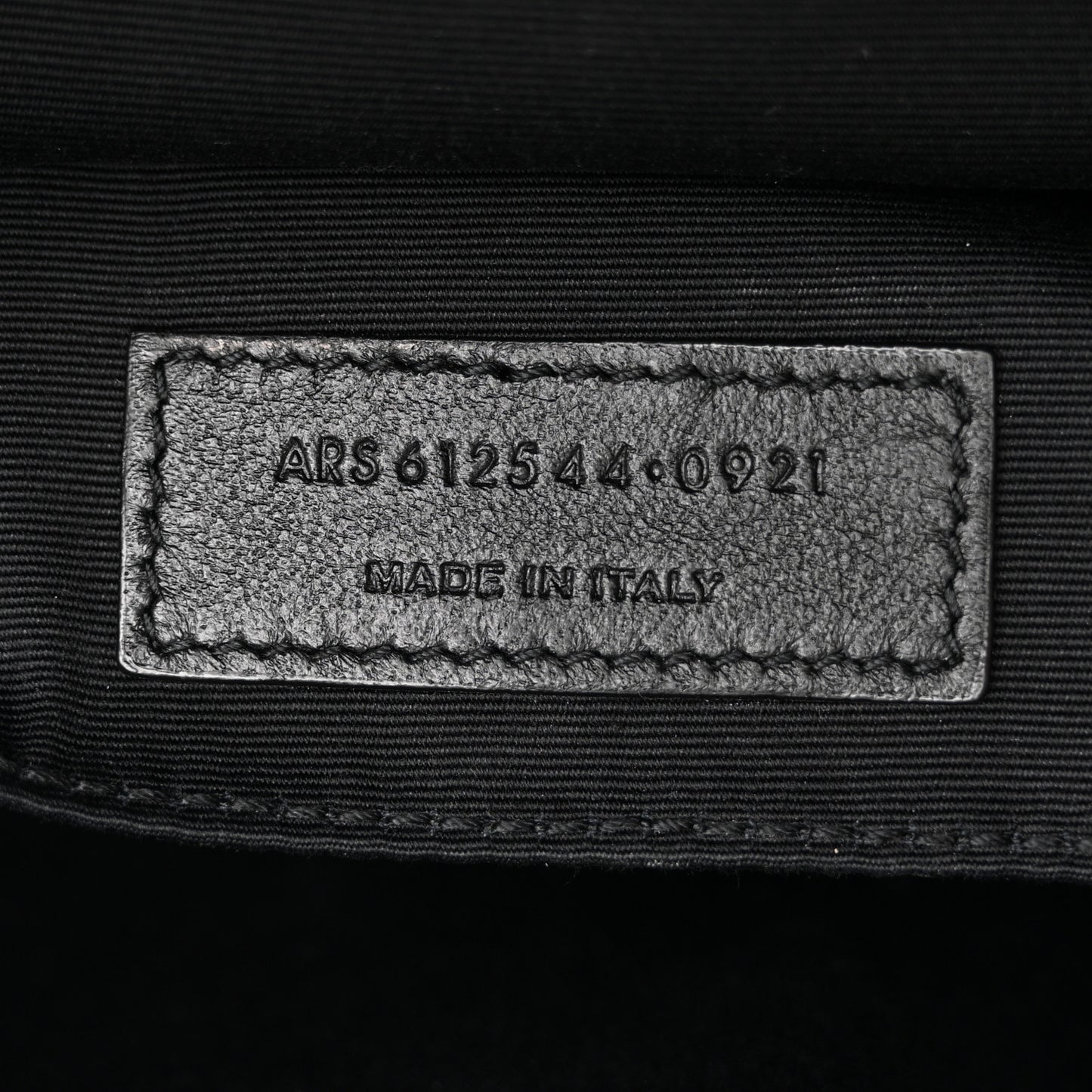 Calfskin Matelasse Monogram Monochrome Lou Camera Bag Black