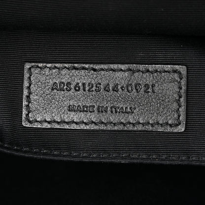 Saint Laurent Calfskin Matelasse Monogram Monochrome Lou Camera Bag Black 7 of 10
