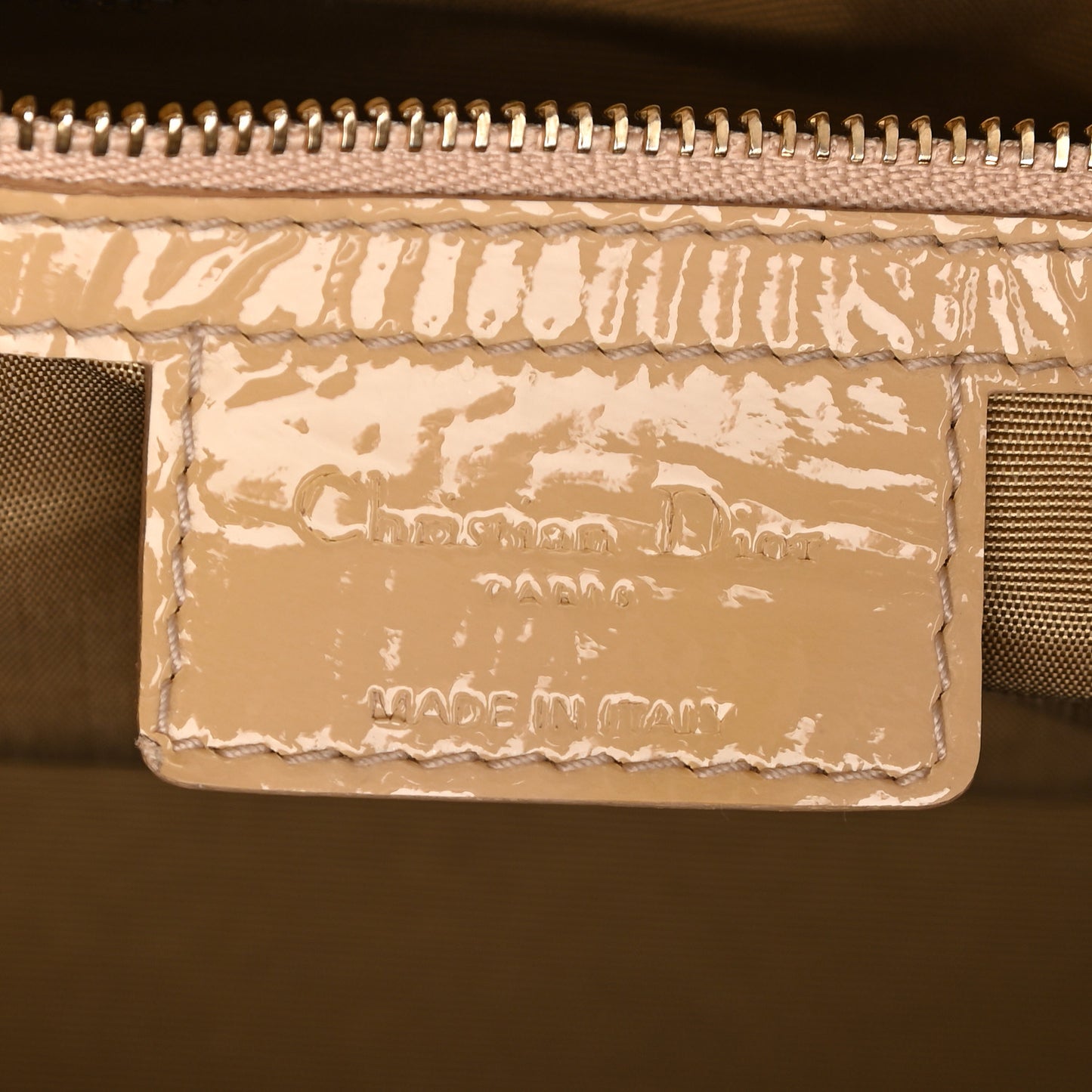 Patent Cannage Medium Le Trente Tote Beige