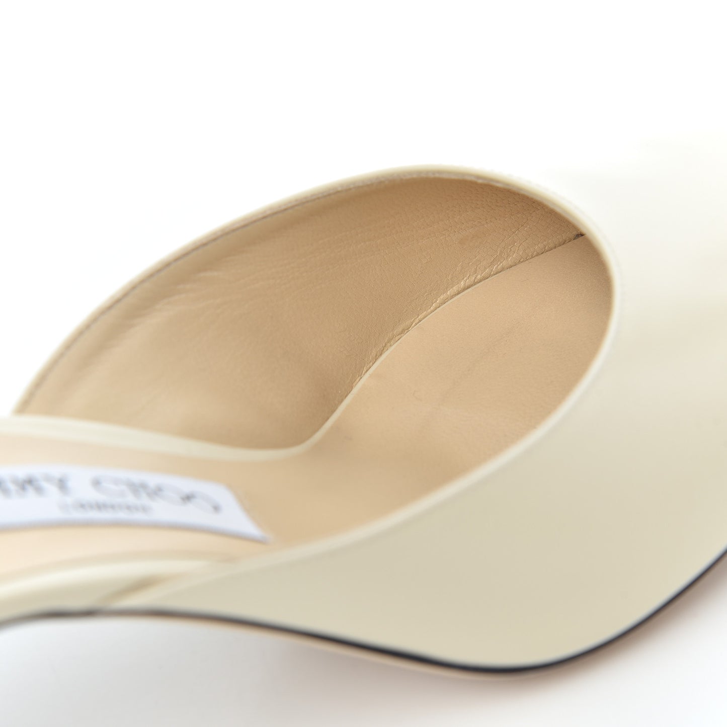 Calfskin Rav 65 Pointed Toe Mule Pumps 40.5 Linen