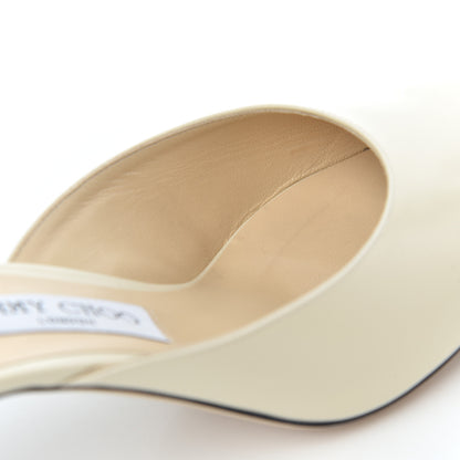 Jimmy Choo Calfskin Rav 65 Pointed Toe Mule Pumps 40.5 Linen 8 of 15