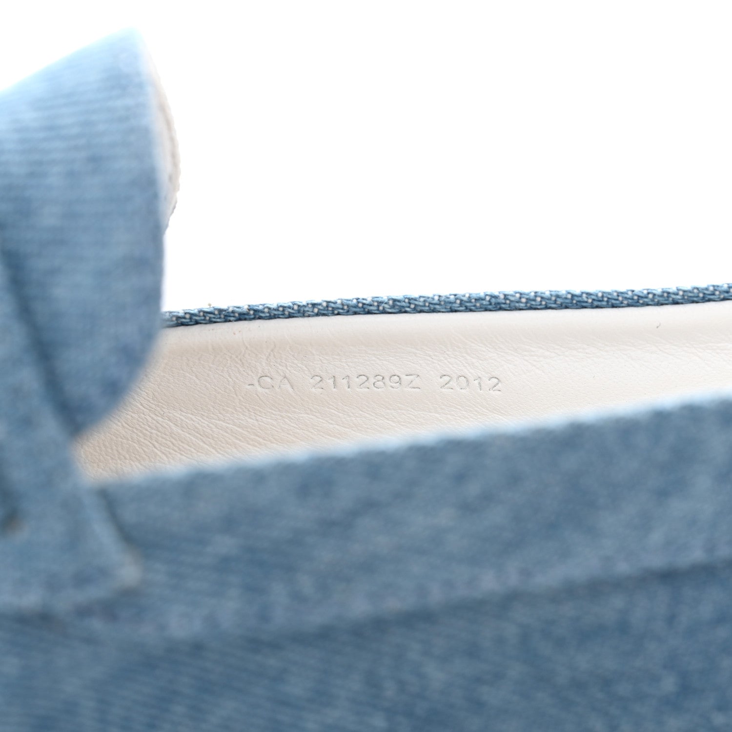 Hermes Denim Canvas Womens Trip Espadrilles 39 Bleu Clair 8 of 8