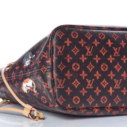 Louis Vuitton Catogram Neverfull MM Marron 10 of 11