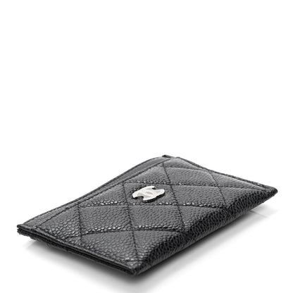 Chanel Caviar Quilted Card Holder Black 3 of 5