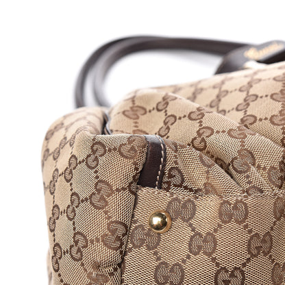 Gucci Monogram Large D Ring Hobo Dark Brown 8 of 15