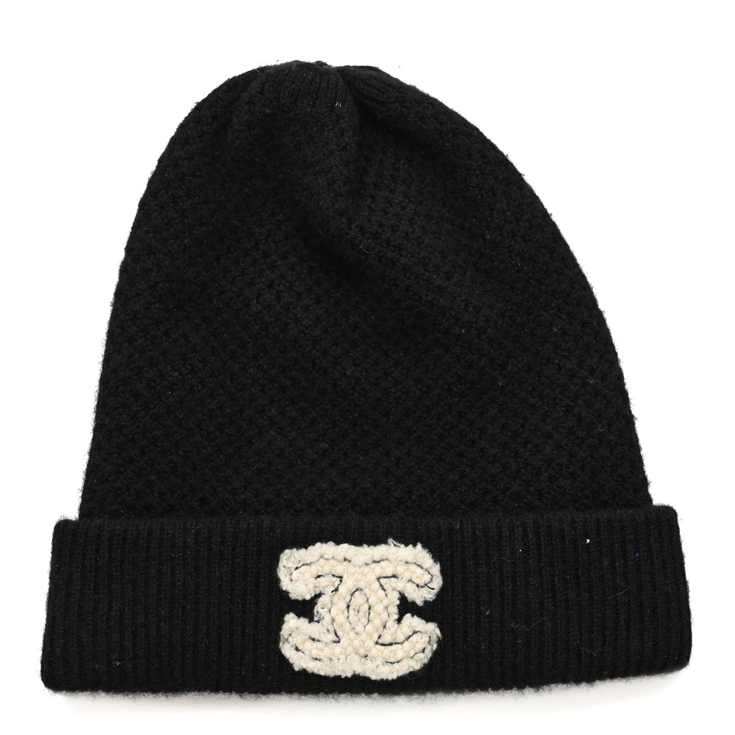 Cashmere CC Logo Beanie Hat Black