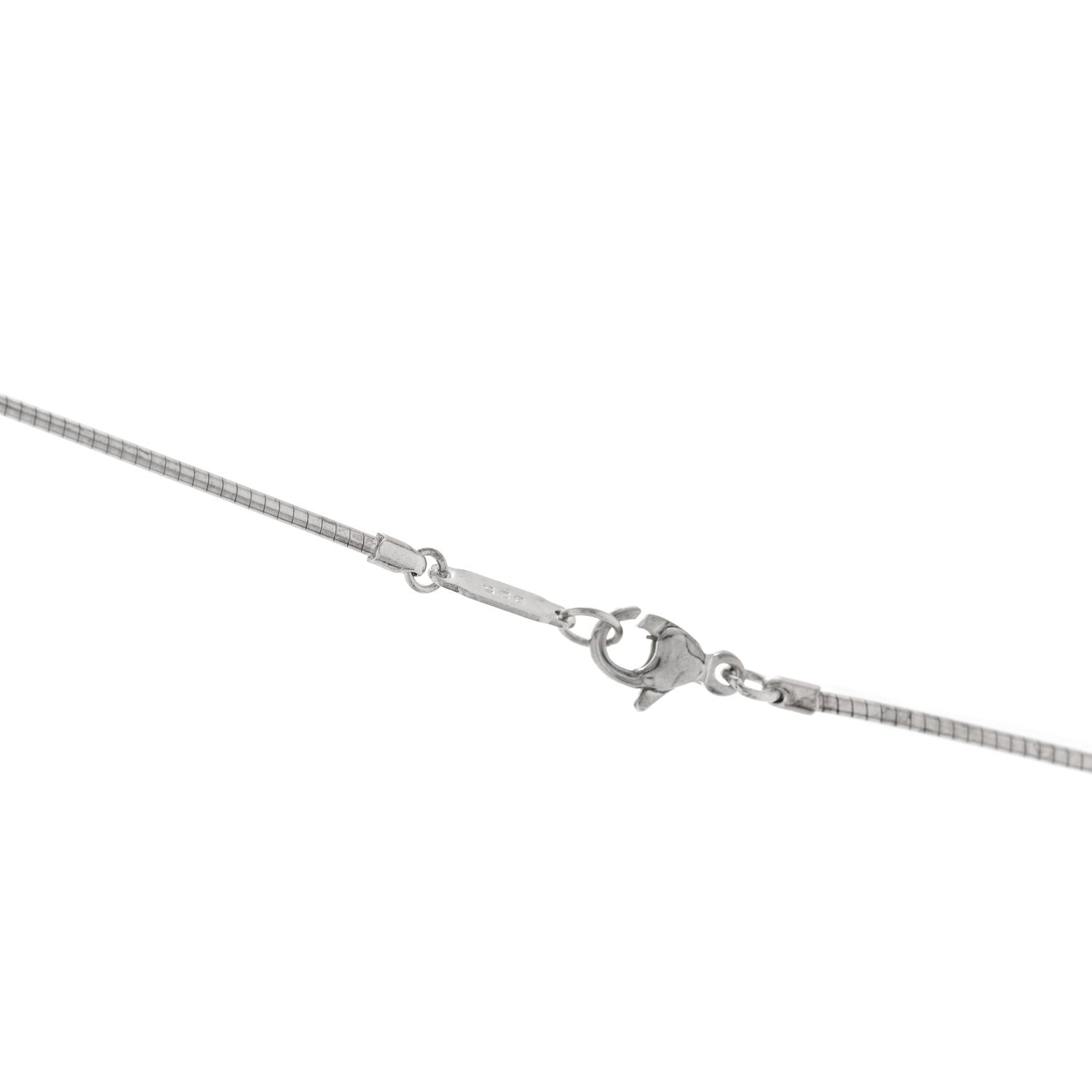 Tiffany Sterling Silver Stencil Heart Pendant Necklace 4 of 6