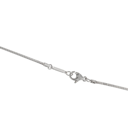 Tiffany Sterling Silver Stencil Heart Pendant Necklace 4 of 6