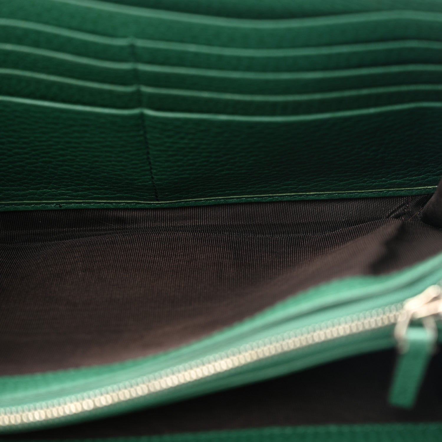 Gucci Calfskin Mini Dionysus Chain Wallet Emerald 6 of 14
