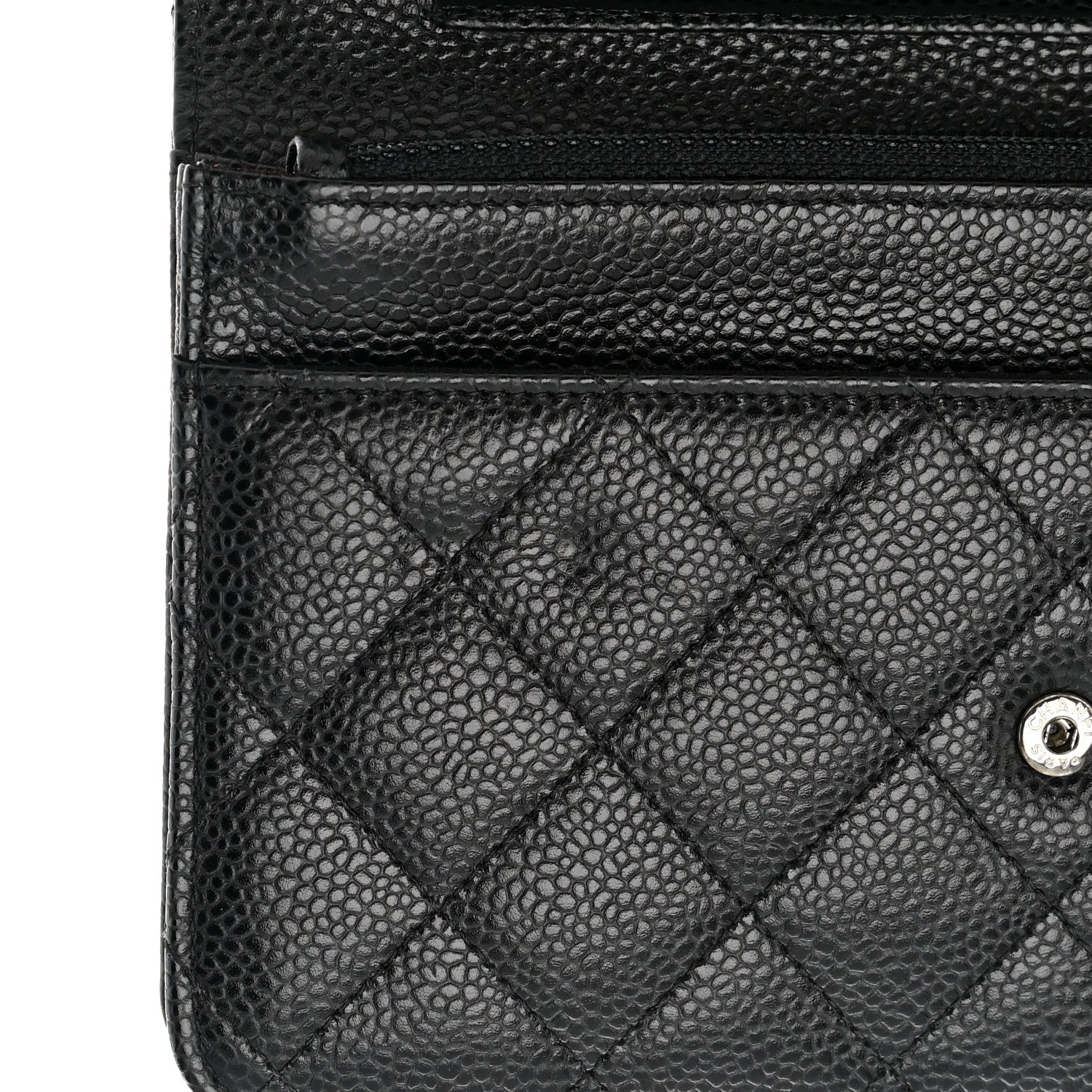 Chanel Caviar Quilted Wallet on Chain WOC Black 12 of 12