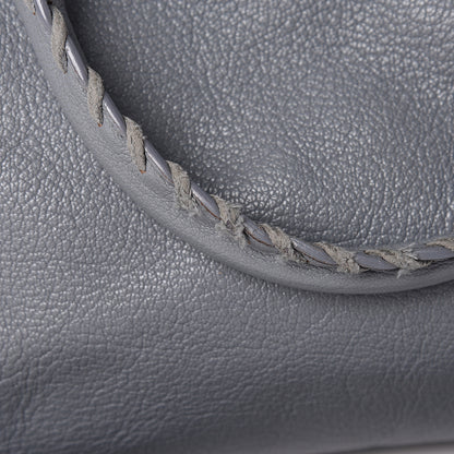Balenciaga Chevre Silver Metallic Edge Hardware City Bleu Acier 24 of 27