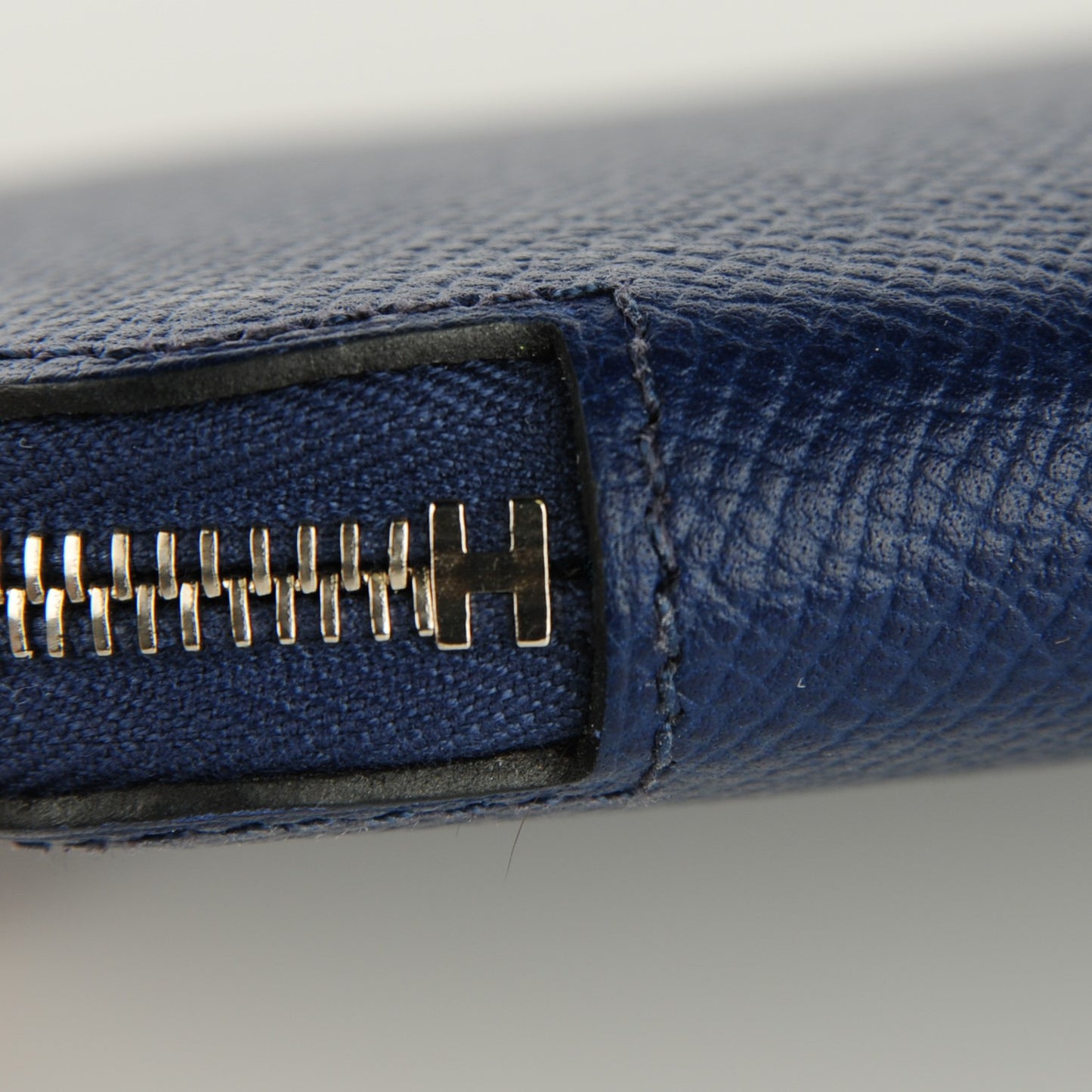 Epsom Silk'In Wallet Bleu Saphir