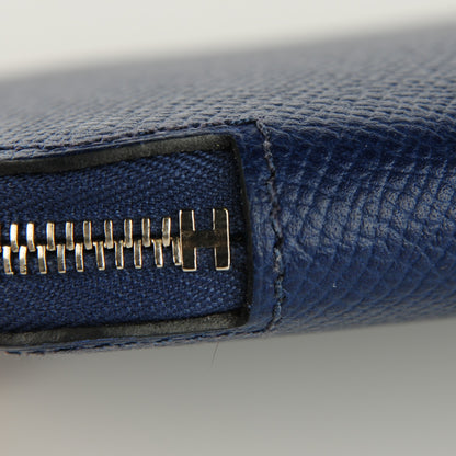 Hermes Epsom Silk'In Wallet Bleu Saphir 7 of 9