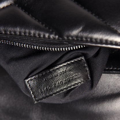 Saint Laurent Calfskin Y Quilted Monogram Toy Loulou Crossbody Bag Black 7 of 9