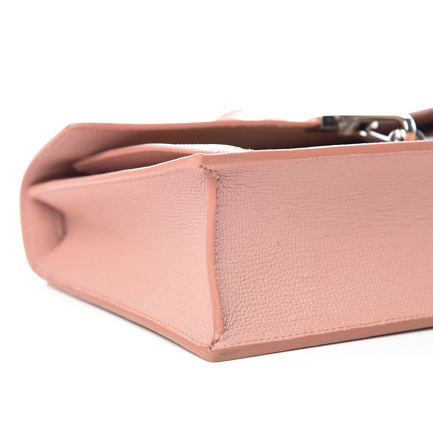 Burberry Grainy Calfskin Vintage Check Small Macken Crossbody Bag Ash Rose 5 of 14