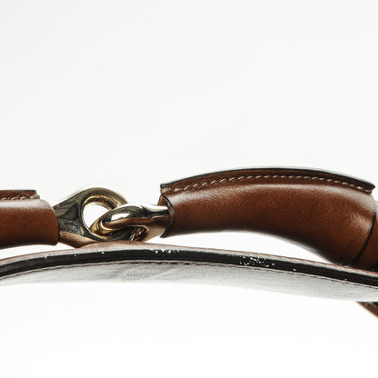 Gucci Calfskin Large Horsebit Chain Hobo Brown 8 of 8