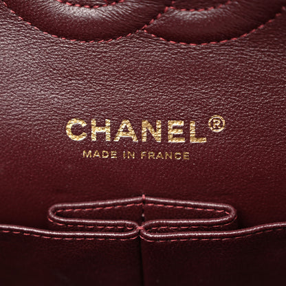 Chanel Lambskin Quilted Medium Double Flap Black 6 of 10