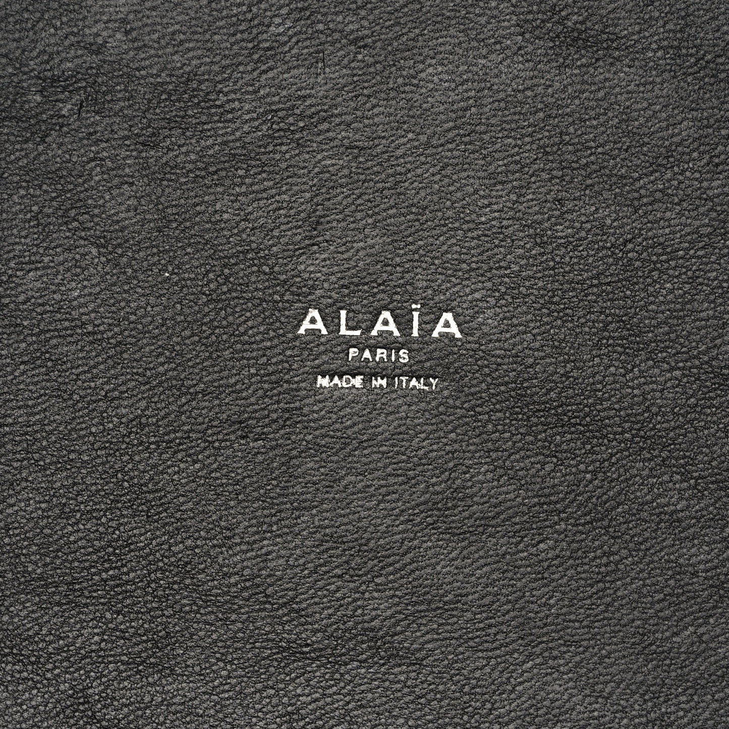 Calfskin Laser Cut Mina 32 Bag White