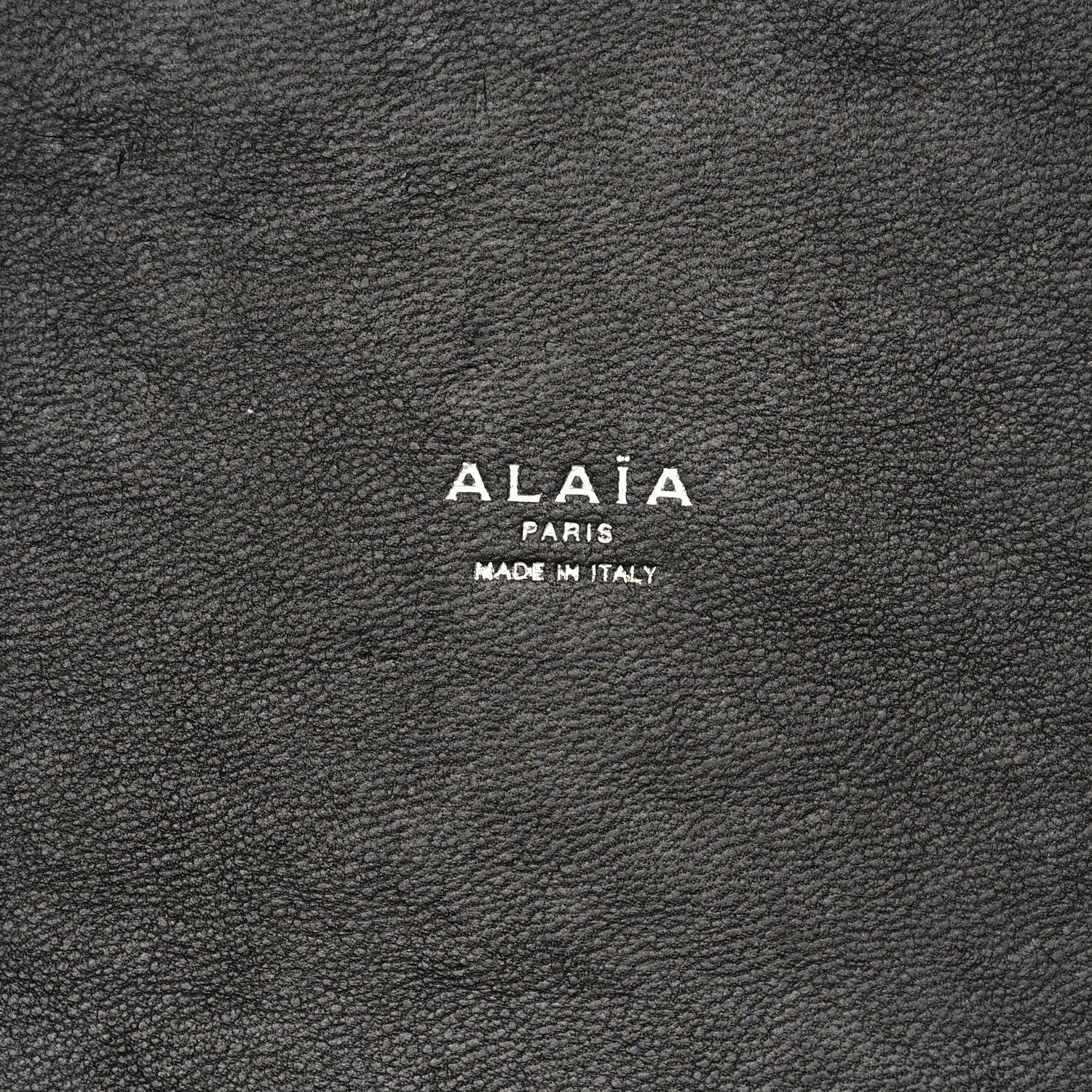 Alaia Calfskin Laser Cut Mina 32 Bag White 7 of 12