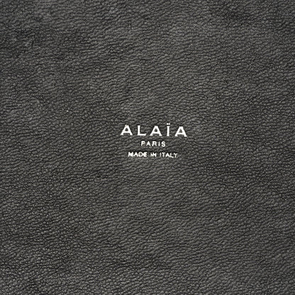 Alaia Calfskin Laser Cut Mina 32 Bag White 7 of 12