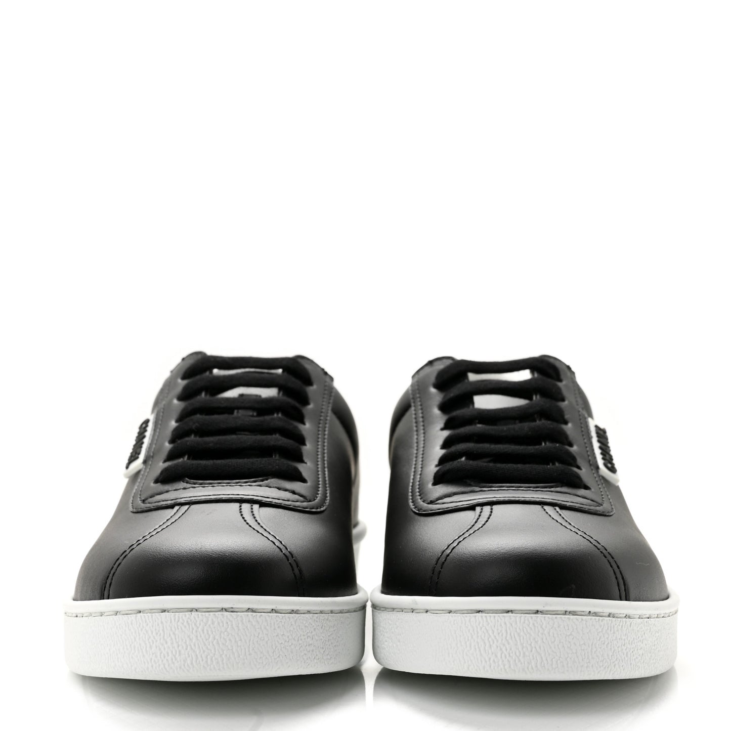Calfskin CC Womens Sneakers 37 Black