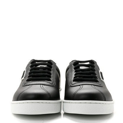 Chanel Calfskin CC Womens Sneakers 37 Black 3 of 10
