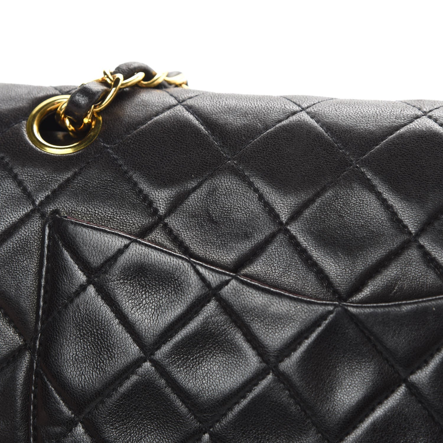 Chanel Lambskin Quilted Small Double Flap Black 16 of 16
