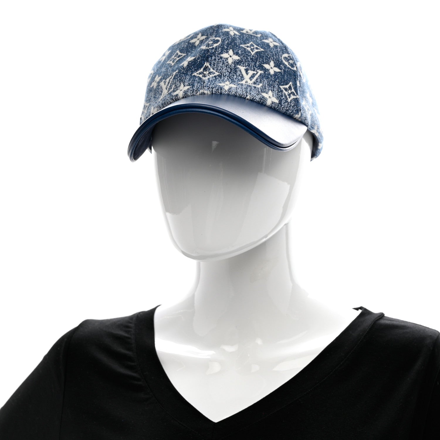 Louis Vuitton Monogram Jacquard Cap M Blue 2 of 9