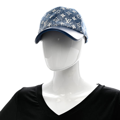 Louis Vuitton Monogram Jacquard Cap M Blue 2 of 9