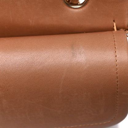 Chanel Lambskin Quilted Medium Double Flap Brown 25 of 46